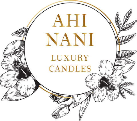 Ahi Nani Empower Crystal Pyramid Candle