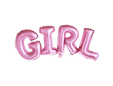Wholesale Pink 'Girl' Balloon Banner Kit
