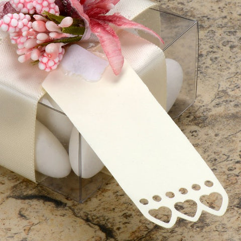 Wholesale Heart Edge Gift Tags (Ivory)