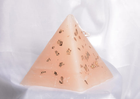 Purity Crystal Pyramid Candle
