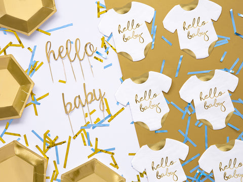 Hello Baby Paper Napkins - 20 Pack