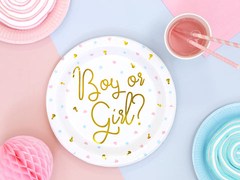 Boy or Girl ? Paper Plates - 6 Pack