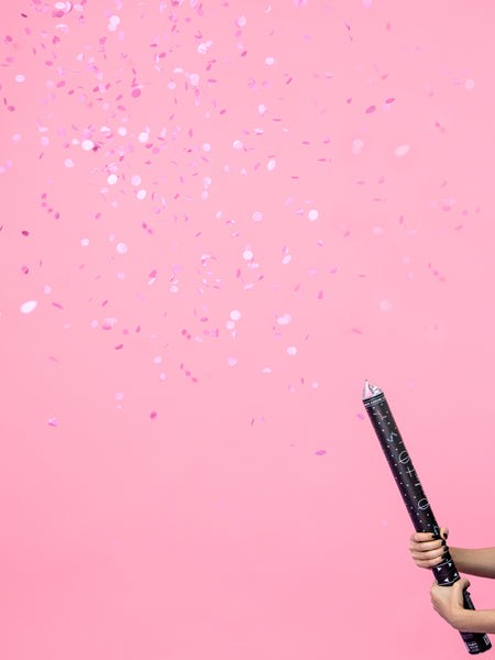 Gender Reveal Confetti Cannon - Pink