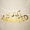 Wholesale Gold Just Married Bunting