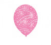 'Wedding Congratulations' Pink / White Balloons