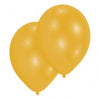 Pearlised Gold Balloons - 11 Inch (10 Per Pack)