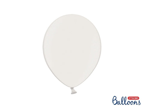 Pure White Metallic Balloons 11" (100 Per Pack)