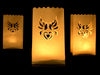 Candle Bag Lanterns (Love Bird / Heart Design)