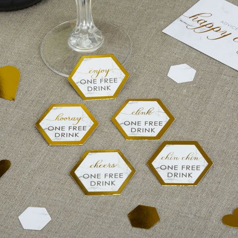 Scripted Marble Drinks Tokens